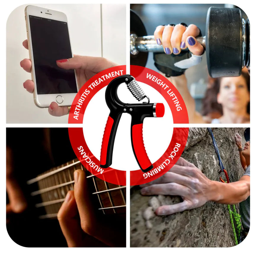 Hand Grip Strengthener | Adjustable 10-60kg Resistance Trainer