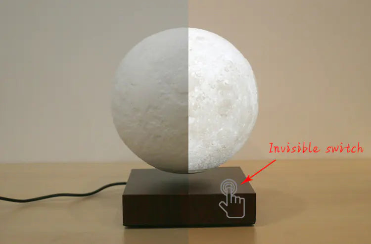 Magnetic Levitation Moon Lamp | Floating LED Night Light