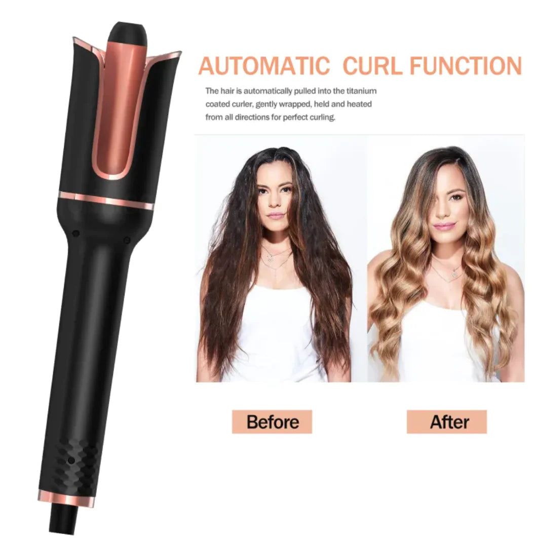 Automatic Rotating Hair Curler | Negative Ion Ceramic Styling Tool