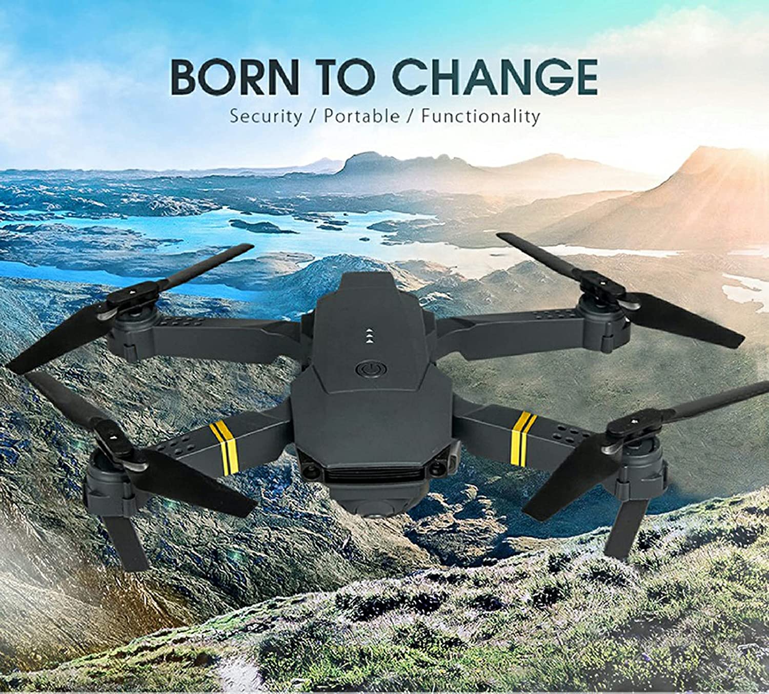 4K HD Dual Camera Foldable Quadcopter Drone with WiFi FPV