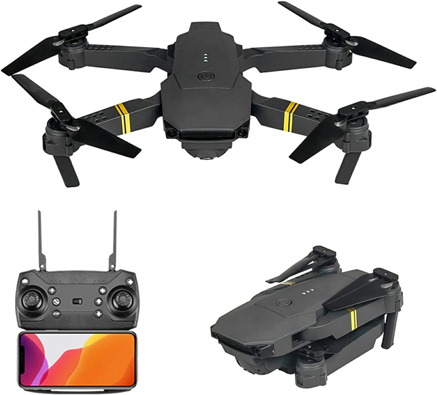 4K HD Dual Camera Foldable Quadcopter Drone with WiFi FPV