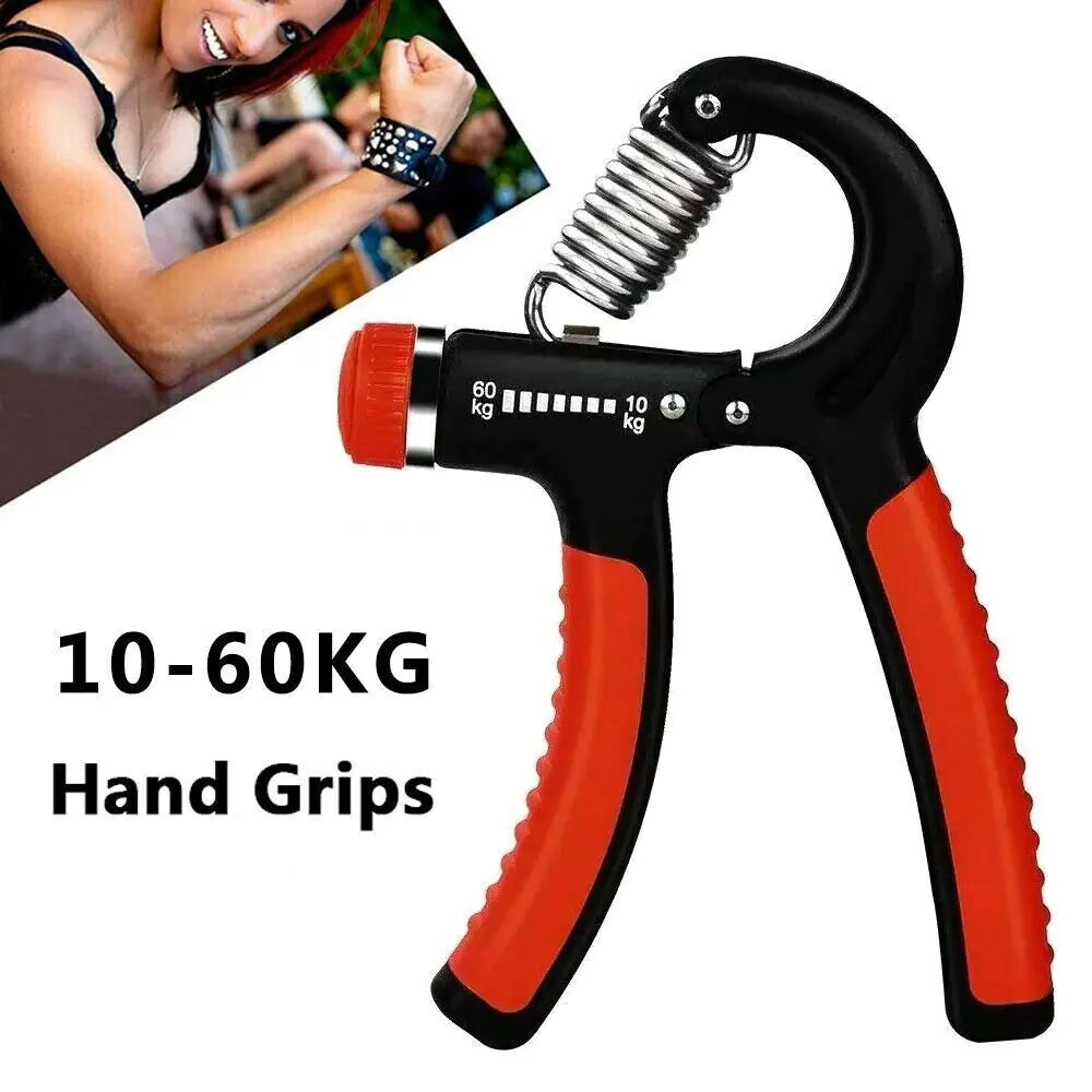 Hand Grip Strengthener | Adjustable 10-60kg Resistance Trainer