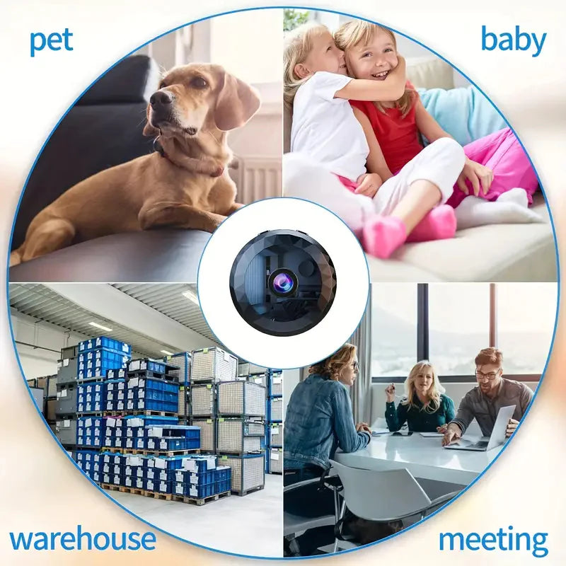 WiFi Security Camera Wireless HD | Indoor Surveillance with Night Vision
