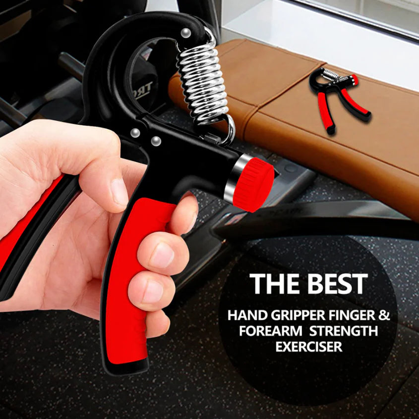 Hand Grip Strengthener | Adjustable 10-60kg Resistance Trainer