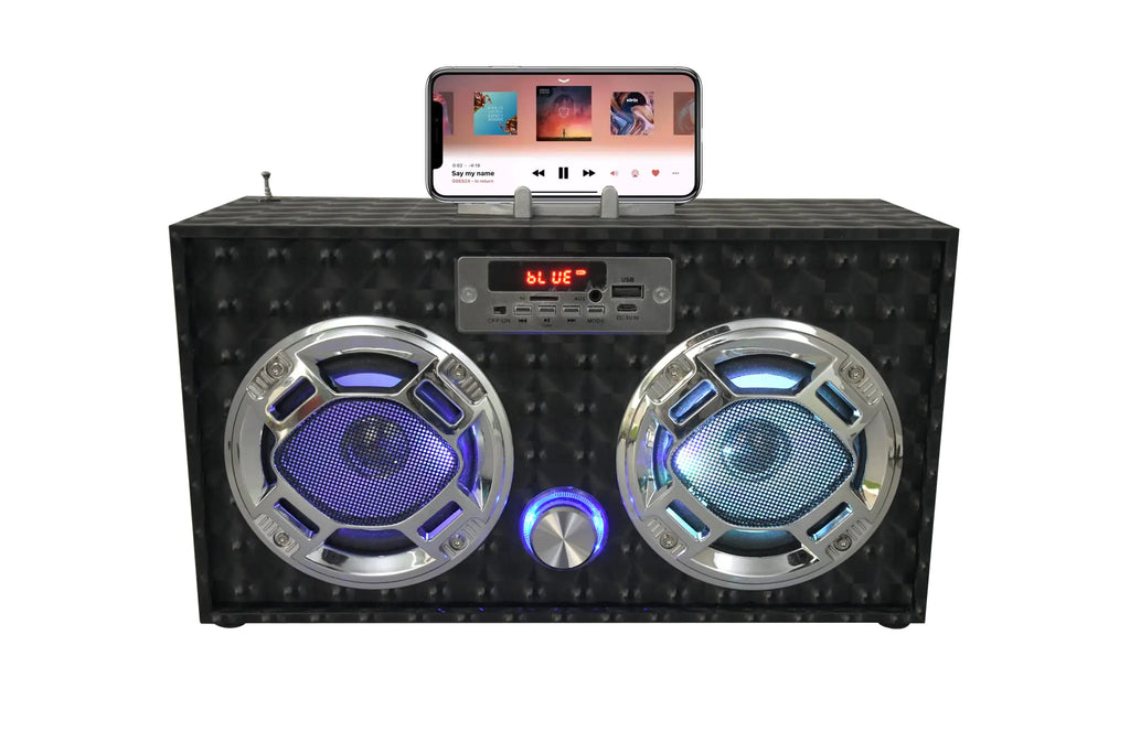 Retro Beats Boombox - LED Wireless Speaker