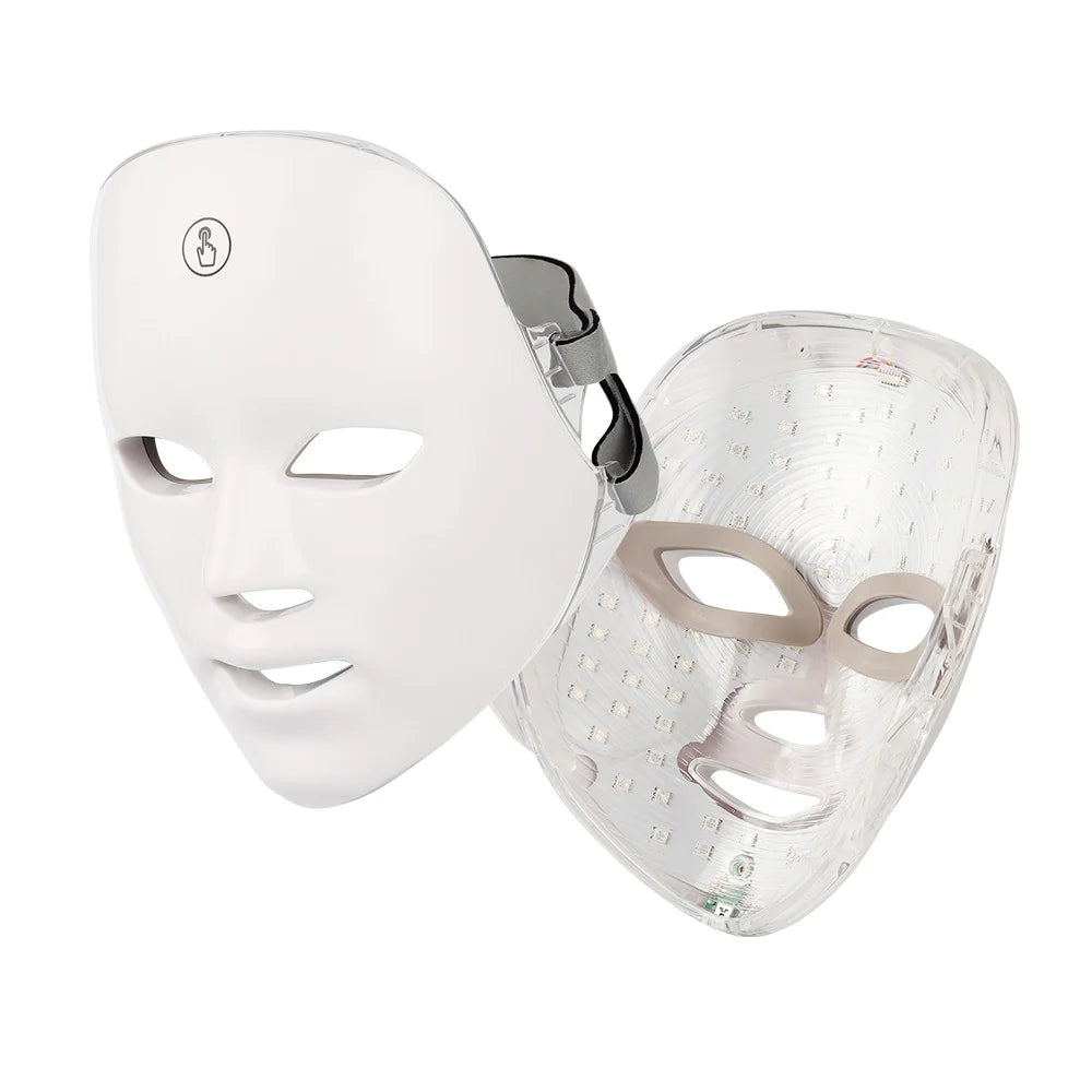 LED Light Therapy Facial Device - Skin Rejuvenation & Anti-Aging Beauty Tool
