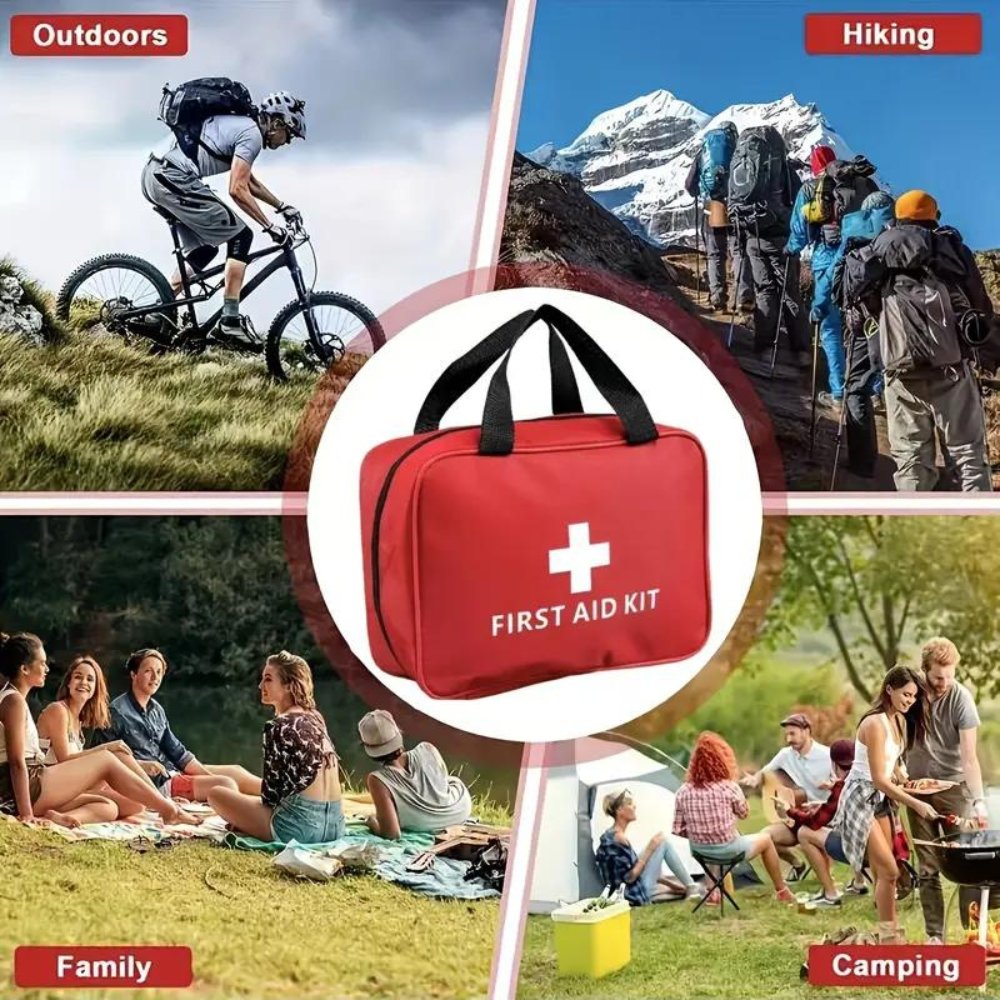 173-Piece First Aid Kit - Portable Emergency Supplies for Outdoor Activities