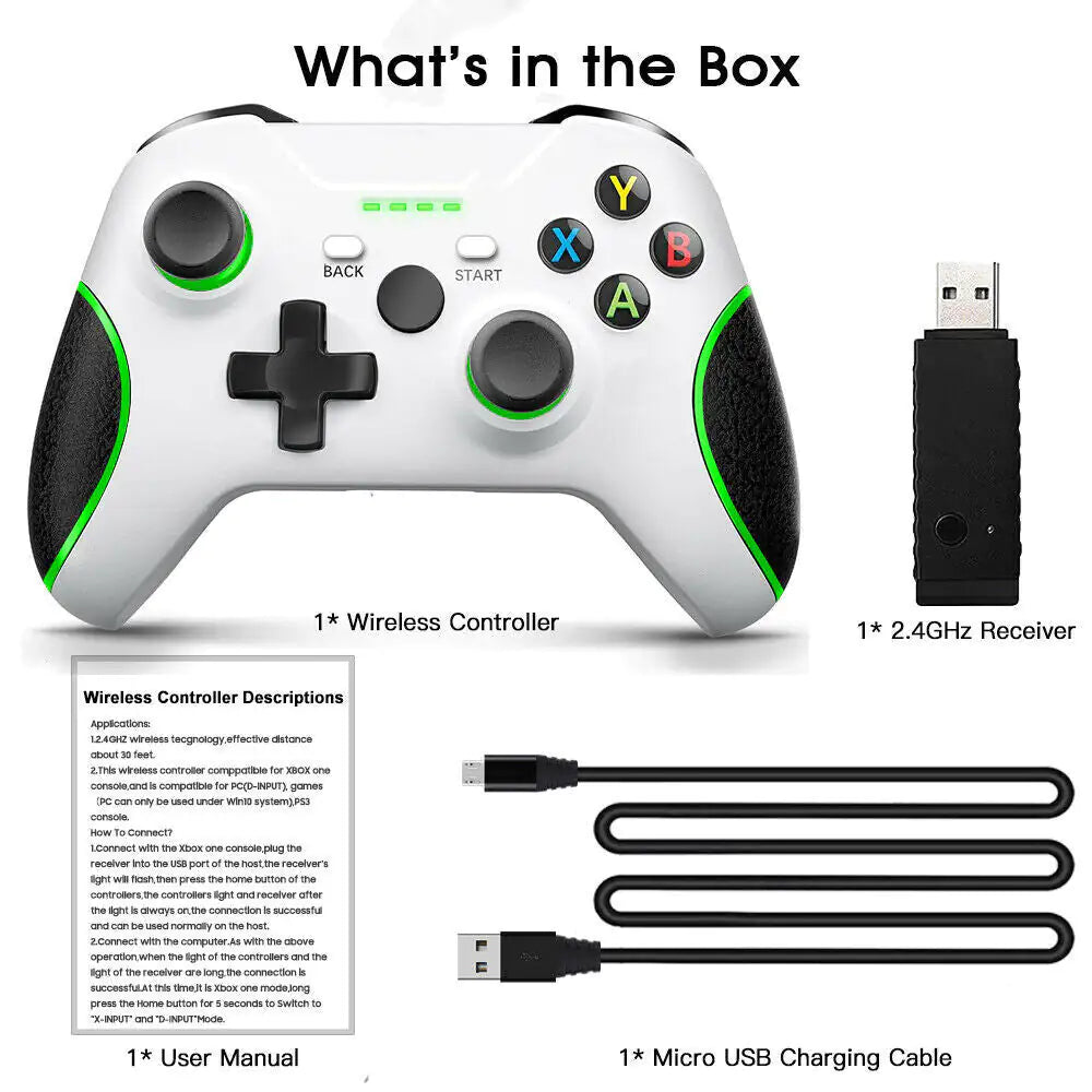 Wireless Controller for Xbox One/Series X/S & Windows PC - 2.4G Gaming Gamepad