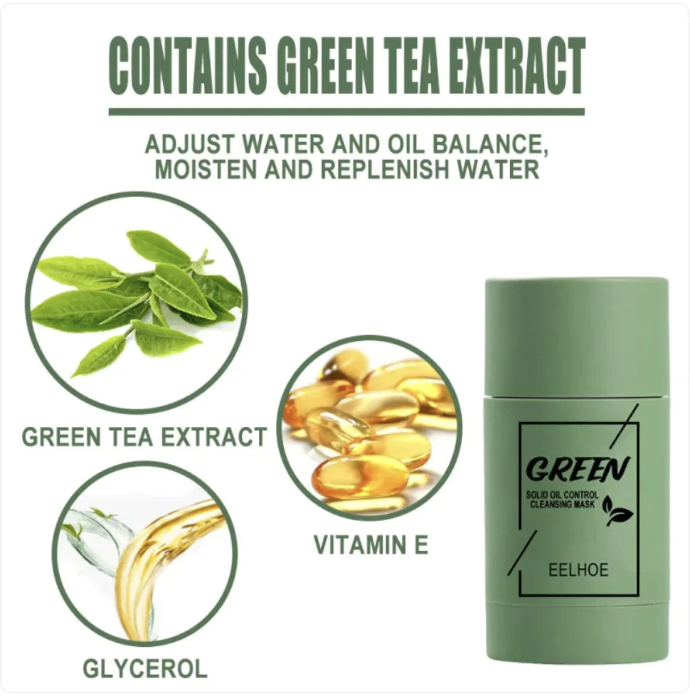 Green Tea Purifying Mask Stick - Hydrate & Refine Pores