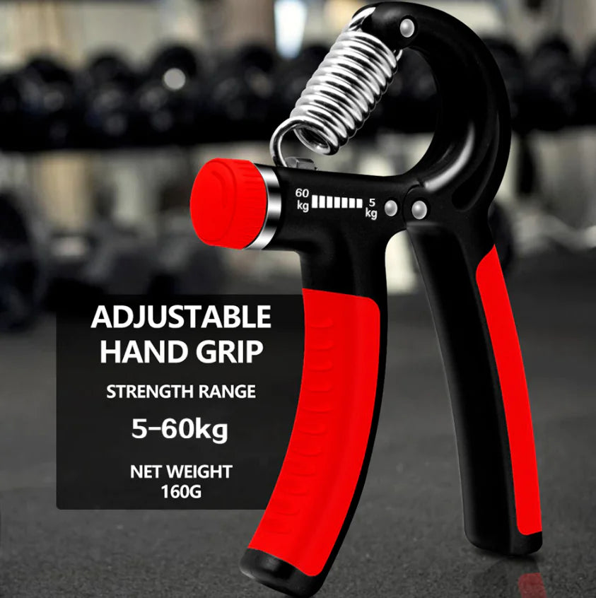 Hand Grip Strengthener | Adjustable 10-60kg Resistance Trainer