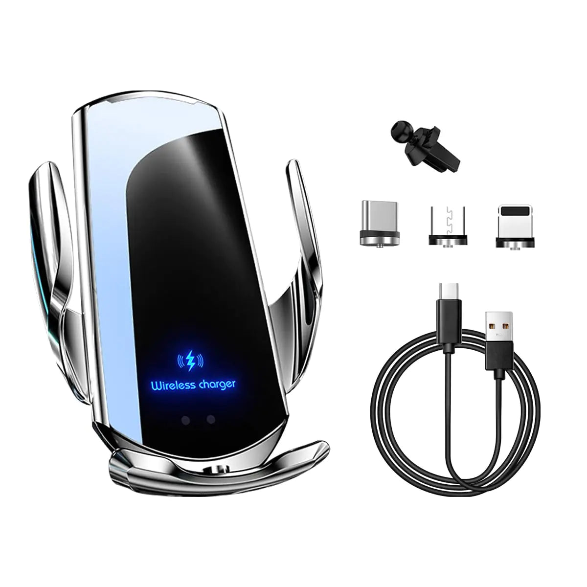 Wireless Car Charger Mount 15W | Fast Charging Air Vent Phone Holder