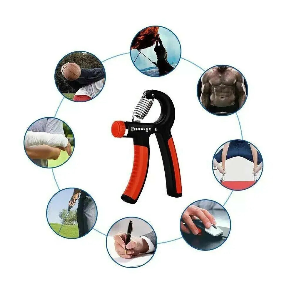 Hand Grip Strengthener | Adjustable 10-60kg Resistance Trainer