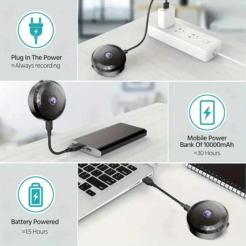 WiFi Security Camera Wireless HD | Indoor Surveillance with Night Vision